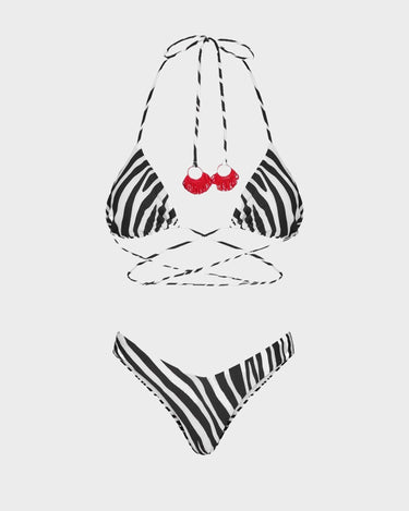 Bikini Triangolo F**K Zebrato 0630X1 - Crush Store