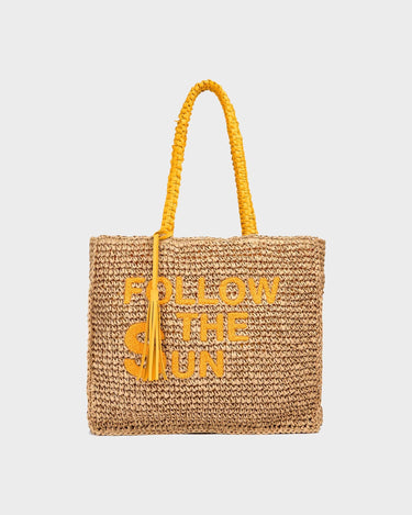Borsa Mare Sundek in paglia Follow The Sun - Crush Store