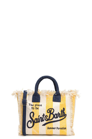 Borsetta MC2 Saint Barth Colette a Righe Gialla - Crush Store