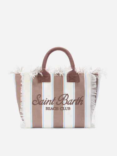 Borsetta MC2 Saint Barth Colette a Righe Marrone - Crush Store