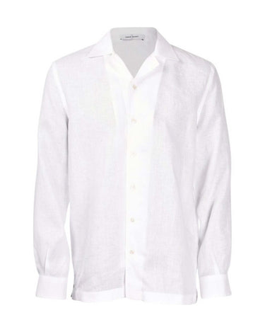 Camicia Gran Sasso Bowling Manica Lunga in Lino 61148 - Crush Store