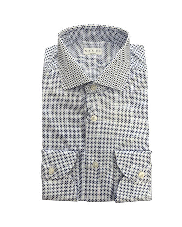 Camicia Xacus Classic Azzurra Fantasia - Crush Store
