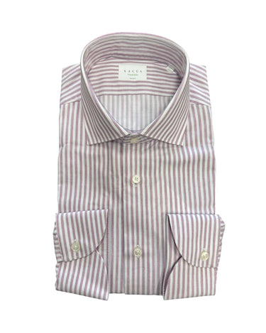 Camicia Xacus Travel Lilla a Righe - Crush Store