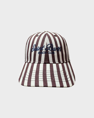 Cappello con Visiera MC2 Saint Barth Denim Stripes - Crush Store