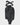 Costume Intero F**K Nero con brillantini 0601NR - Crush Store