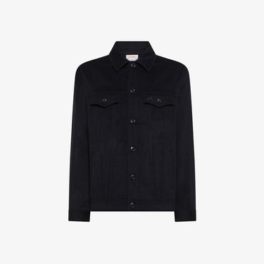 Giacca Camicia Overshirt SUN68 in panno di lana S45110 - Crush Store