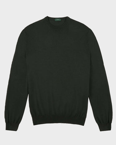 Girocollo slim fit Zanone in Flexwool - Crush Store