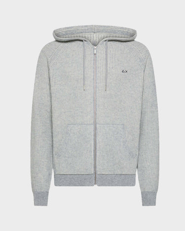 Maglia SUN68 Full Zip in lana e cashmere - Crush Store