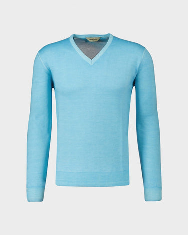 Maglioncino Scollo a V Gran Sasso Lana Vergine 55115 Vintage - Crush Store