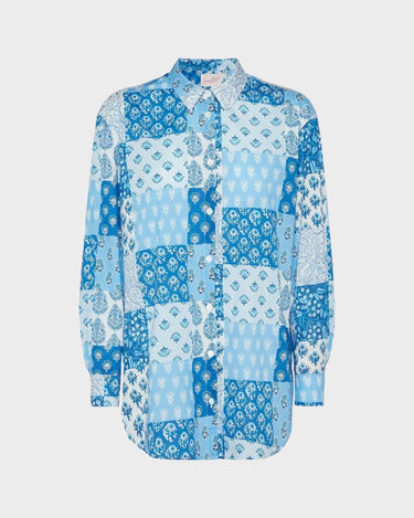 Maxi Camicia Donna MC2 Saint Barth BRIGITTE con stampa floreale - Crush Store