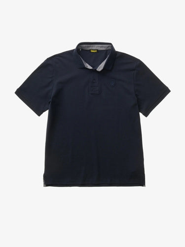 Polo Blauer in Piquet PHILP - Crush Store