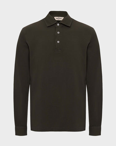 Polo Gran Sasso Manica Lunga in Piqué di Cotone 60111 - Crush Store