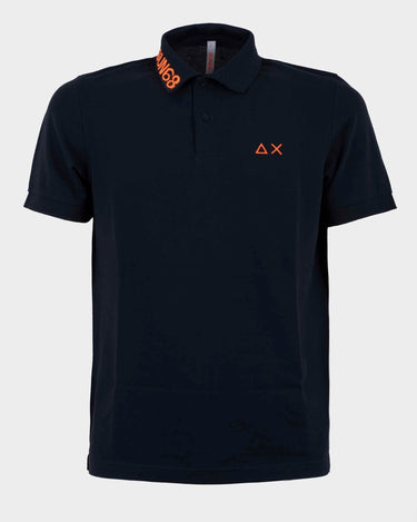 Polo SUN68 Collar Jacquard Fluo - Crush Store