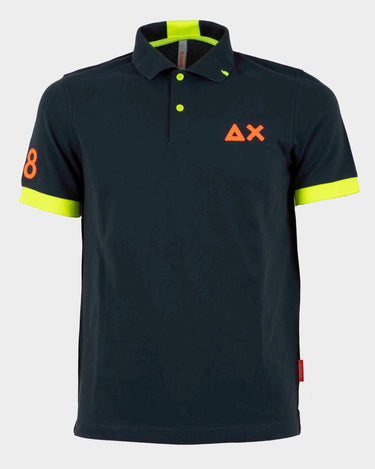 Polo SUN68 Logo Fluo - Crush Store