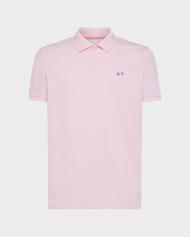 Polo SUN68 Solid Regular Rosa - Crush Store