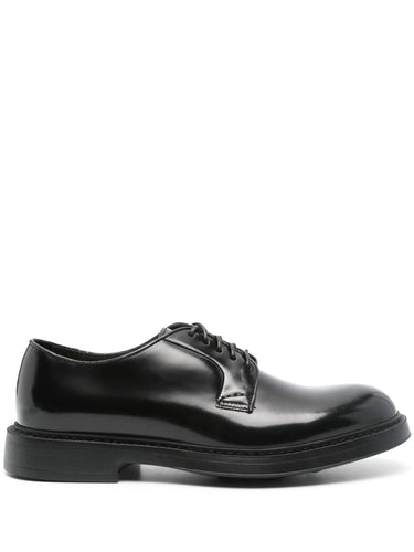 Scarpe Stringate Doucal’s Derby in pelle nera DU1385 - Crush Store