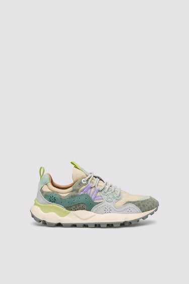 Sneakers Flower Mountain YAMANO 3 Beige - Verde - Crush Store