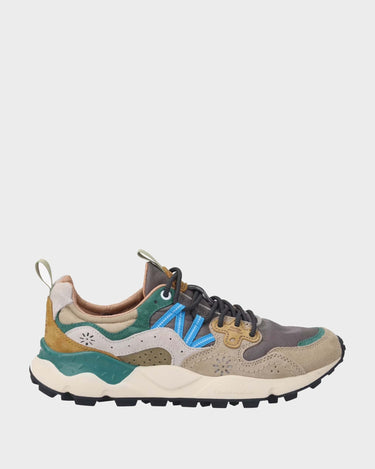 Sneakers Uomo Flower Mountain YAMANO 3 Beige e Verde - Crush Store