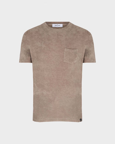 T-shirt Gran Sasso in Spugna Marrone 60141 - Crush Store