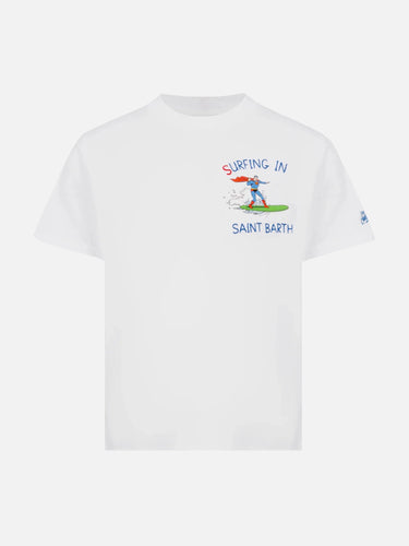 T-shirt MC2 Saint Barth Superman Surfer - Crush Store