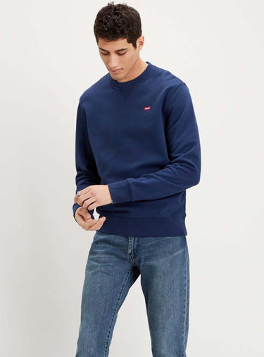 Felpa Blu Levi's Girocollo - Crush Store