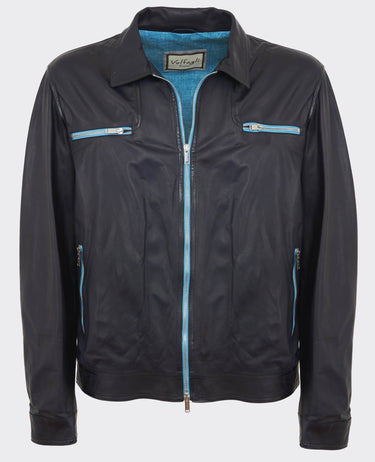 Giacca in pelle Volfagli - Crush Store
