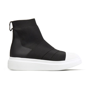 Stivaletti Fessura Edge Ankle Black/White - Crush Store