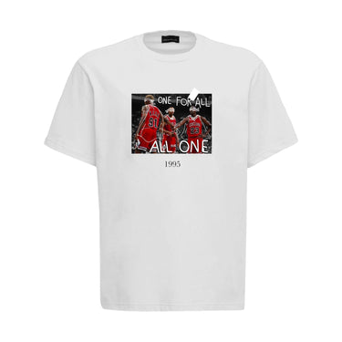 T-shirt Jordan Throwback All For One bianca - Crush Store