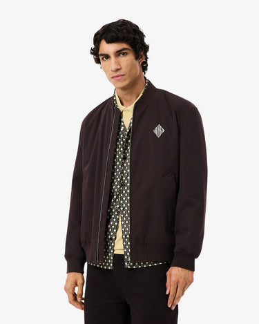 Bomber Lacoste impermeabile con stemma rétro BH0724