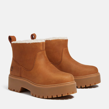 Stivaletti Timberland Foderati con Pelliccia e Plateau STONE STREET