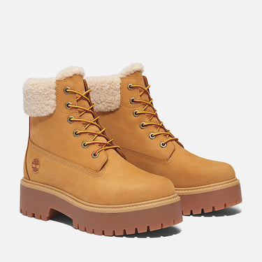 Stivaletti Timberland STONE STREET con Plateau e Pelliccia