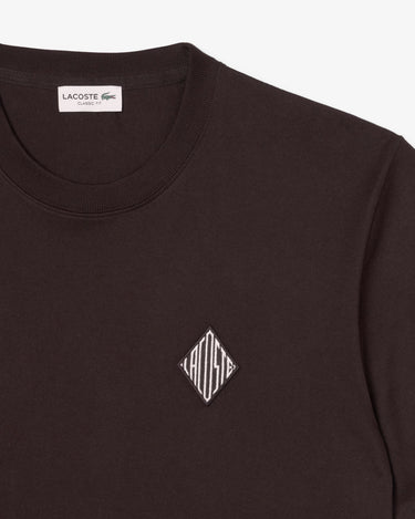 T-shirt Lacoste classic fit con stemma TH0028