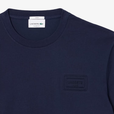 T-shirt Lacoste con logo goffrato TH0753