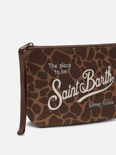 Pochette MC2 Saint Barth Aline in Scuba Animalier
