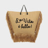Borsa in paglia Le Pandorine La Vita è Bella - Crush Store