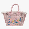 Borsa mare MC2 Saint Barth in cotone Bandana Rosa - Crush Store