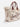 Borsa mare MC2 Saint Barth in cotone Toile De Jouy Marrone - Crush Store