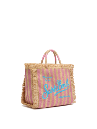 Borsa MC2 Saint Barth in paglia Colette a Righe - Crush Store