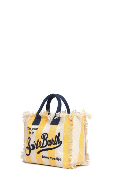 Borsetta MC2 Saint Barth Colette a Righe Gialla - Crush Store