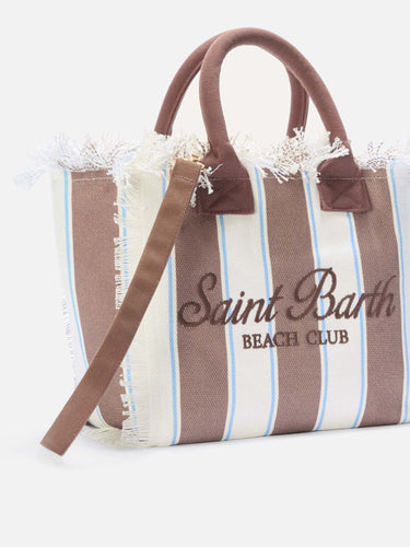 Borsetta MC2 Saint Barth Colette a Righe Marrone - Crush Store