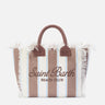 Borsetta MC2 Saint Barth Colette a Righe Marrone - Crush Store