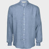 Camicia Coreana Gran Sasso in Lino 61177 - Crush Store