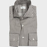 Camicia Xacus Classic Marrone a Righe - Crush Store