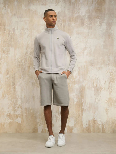 Felpa Blauer Full Zip Collo Alto CITY - Crush Store