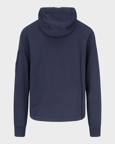 Felpa C.P. Company Leggera Con Cappuccio Blu - Crush Store