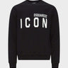 Felpa Girocollo Dsquared2 ICON Nera - Crush Store
