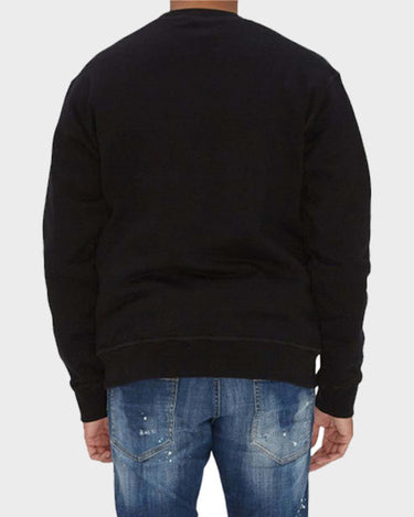 Felpa Girocollo Dsquared2 ICON Nera - Crush Store