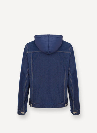 Giacca denim Colmar con cappuccio staccabile 1853 - Crush Store