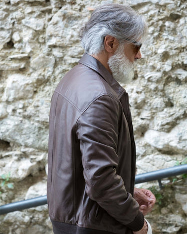Giacca di Pelle Volfagli Socrate - Crush Store