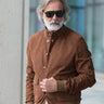 Giacca Volfagli in pelle scamosciata ARTURO - Crush Store